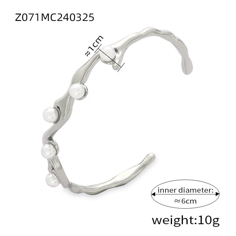 CB110-steel-colored bracelet