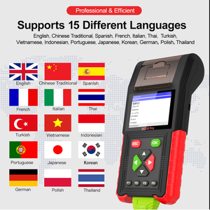 Hochwertige 12-Monats-Garantie JDiag M200 Pro Vollsystem Motorrad-Scanner-Werkzeuge ECU Neumap-Programm ABS-Code-Lesegerät