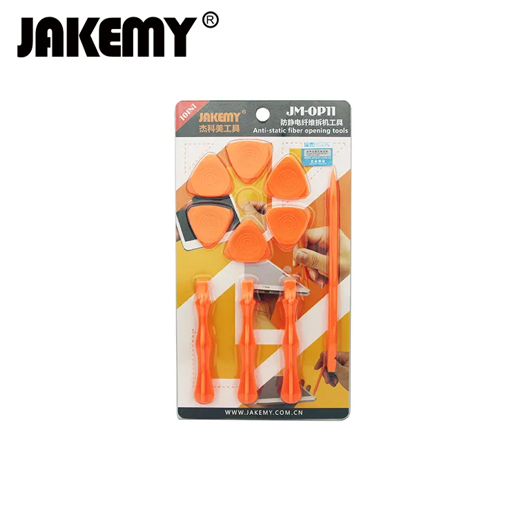 JAKEMY JM-OP11 10 1 profesyonel açılış Spudger sökme pry açık araçları ekran ipad telefonu açılış tool kit