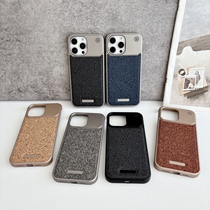 For <strong>Rhode</strong> Soft PC Glass Material Phone Case for iPhone 15 Pro <strong>Max</strong> Waterproof Wireless Charging Access Camera Mobile