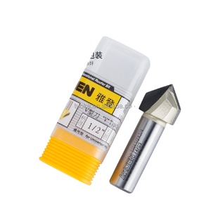 托科阿登 #0304 'v' 型高硬度合金刳刨机钻头工具6毫米柄立铣刀木铣数控工具板切割热卖 - Product Image 1