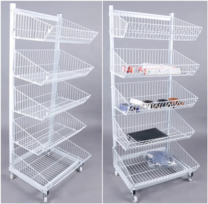 Espositore leggero metallo scaffale per ripiano per supermercato
