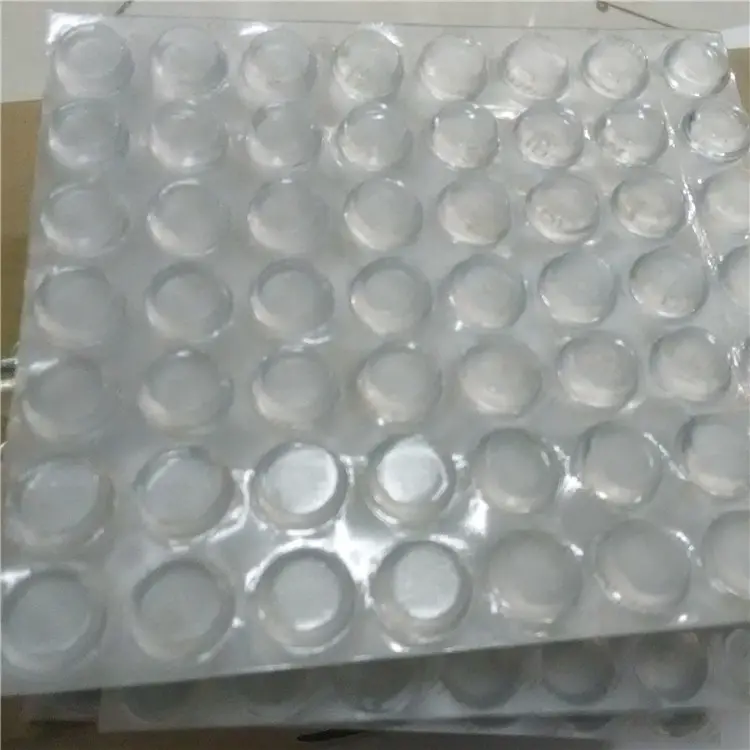 3M SJ5312 foglio di gomma siliconica trasparente autoadesivo trasparente Bumpon