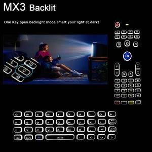 MX3 Android Air Mouse/Keyboard Remote Control Set-Tv BOX con retroiluminación 2,4g Giroscopio Air Mouse retroiluminado - Product Image 3