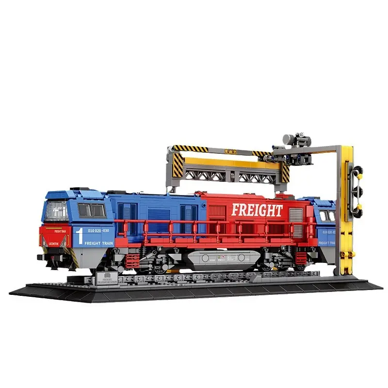 Reobrix 66019 Taurus tren de pasajeros eléctrico europeo juguetes de bloques de construcción 1889 piezas + serie de ingeniería ladrillos de construcción