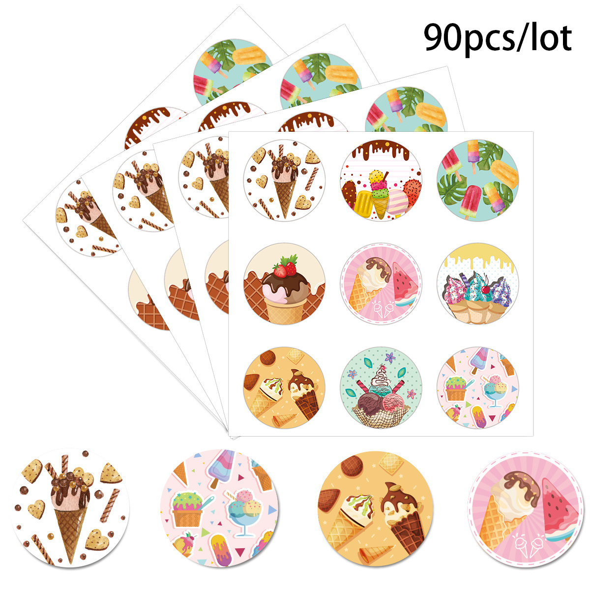 colorful 90pcs