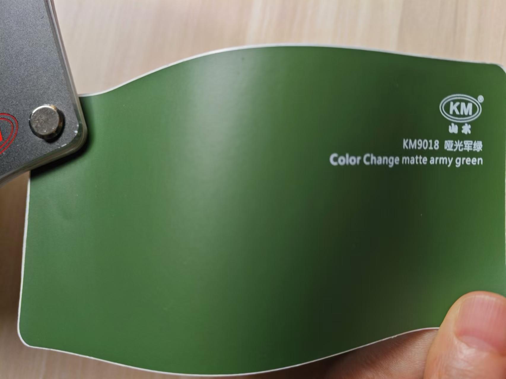 Cambio de color verde mate