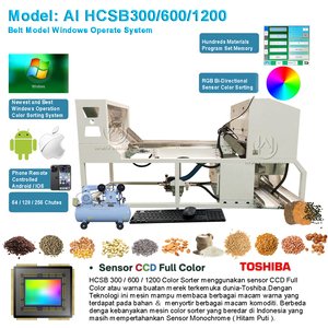 AI inteligente 500-4000 kg/h granos de café máquina de clasificación de color de plástico máquina de clasificación de color - Product Image 4