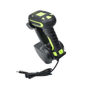 IP 65 Waterproof Durable 2D Bluetooth Wireless and 433mhz RF Wireless Barcode Scanner with <strong>Cradle</strong> - Product Image 1
