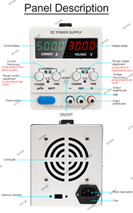 MYAMI yeni varış 600W 30V 20A ayarlanabilir tezgah laboratuvar LED ekran anahtarlama DC regüle güç kaynağı telefon tamir için - Product Image 4