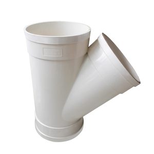 Y-tipi PVC boru bağlantı parçaları 3-Way su tüpü adaptör kaplin 20 25 32mm ID pürüzsüz yüzey döküm teknikleri - Product Image 5