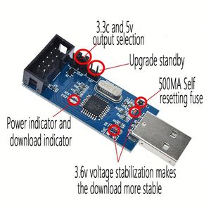 Programador oficial USBASP USBISP AVR, USB ISP, USB ASP ATMEGA8 ATMEGA128, compatible con Win7 64 51, programador Avr - Product Image 3