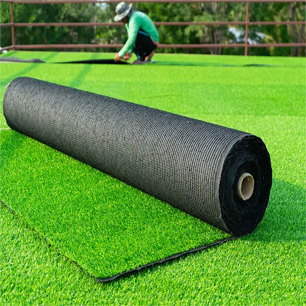 HANWEI free sample erba sintetica natural plastic artificial grass roll garden carpet turf Artificial Grass Landscaping