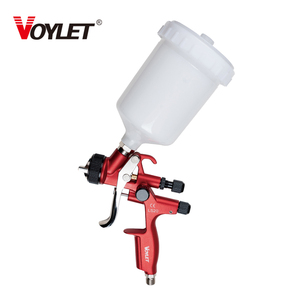 Lslet LS20 profesyonel HVLP püskürtme tabancası dövme Gun vücut kırmızı renk ile 1.3MM meme otomatik vücut tamir hava püskürtme tabancası - Product Image 1