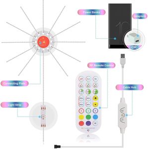 LEDアプリリモートサウンドコントロールシンフォニーDiy RgbスマートコントロールIC花火LEDストリップストリングライト - Product Image 3