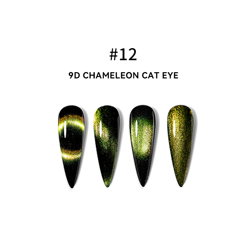 #12 9D chameleon cat eye