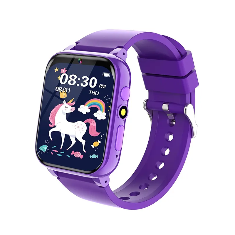 2024 Premium Gift Set Children Smart Watch With Games 0.3MP Camera A18 Kid Child Waterproof Smartwatch For School Girls Boys