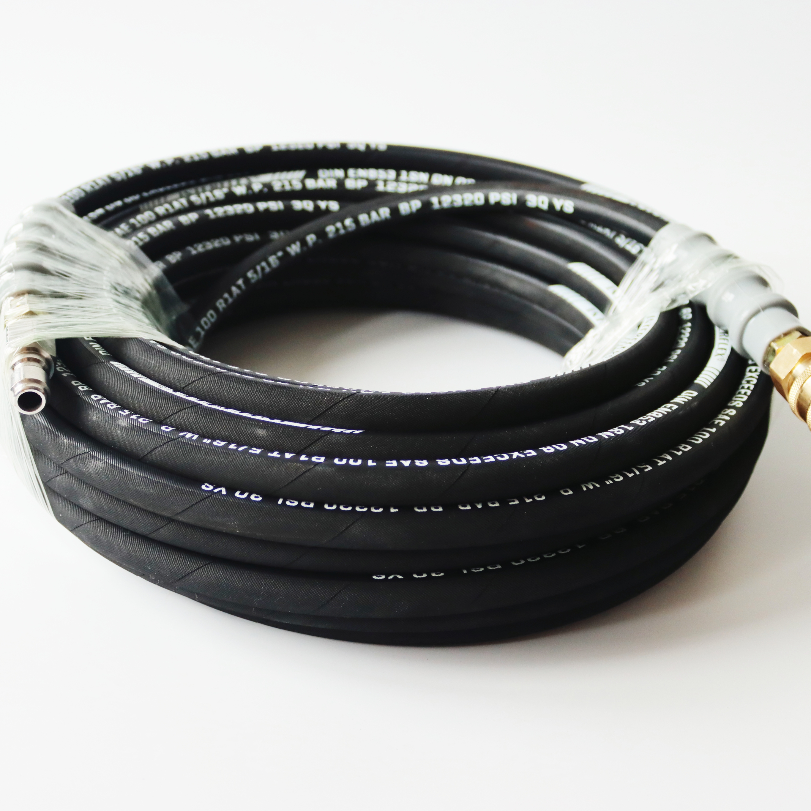 black hydraulic hose