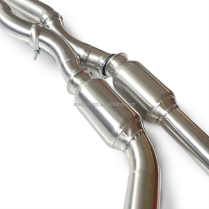 Exhaust for BMW M3 M4 F80 F82 F83 S55 3.0T 2014-2019 Ss304 Exhaust System Equal Length Mid Pipe With <strong>Resonator</strong> Direct Factory - Product Image 6