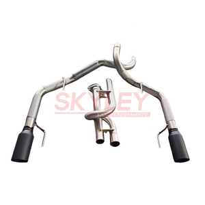 Cho FORD <span class=keywords><strong>F150</strong></span> RAPTOR 3.5tt r 5.2 2022 ~ <span class=keywords><strong>2025</strong></span> ống xả không gỉ hệ thống ống kết thúc phía trước đuôi cuối màu đen lời khuyên vẫn là OEM van - Product Image 3