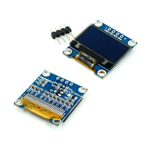 0,91 0,96 1,3 1,54 2,42 Zoll IIC Seriell Weiß Blau Gelb OLED LCD LED-Anzeige modul 128 X64 I2C LCD-Bildschirm für Arduino