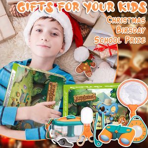 Kids Outdoor Explorer Bug Catcher Kit with Magnifying Glass Butterfly Net <strong>Critter</strong> Keeper Binoculars Adventure <strong>Set</strong> for Children - Product Image 5