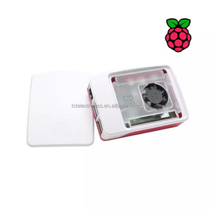 <strong>Raspberry</strong> <strong>Pi</strong> 5B Generation 5 Official Red and White Cooling <strong>Case</strong> <strong>Raspberry</strong> <strong>Pi</strong> <strong>Case</strong> Cooling Fan Protective <strong>Case</strong> - Product Image 3