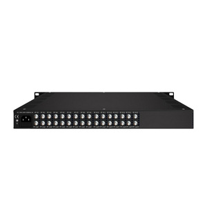 16ウェイ24ウェイDVB-S/S2モジュレーターIPTVライブホテルデジタルTVフロントエンドシステムVCT仮想Web ASIオーディオSDI用IPストリームマシン