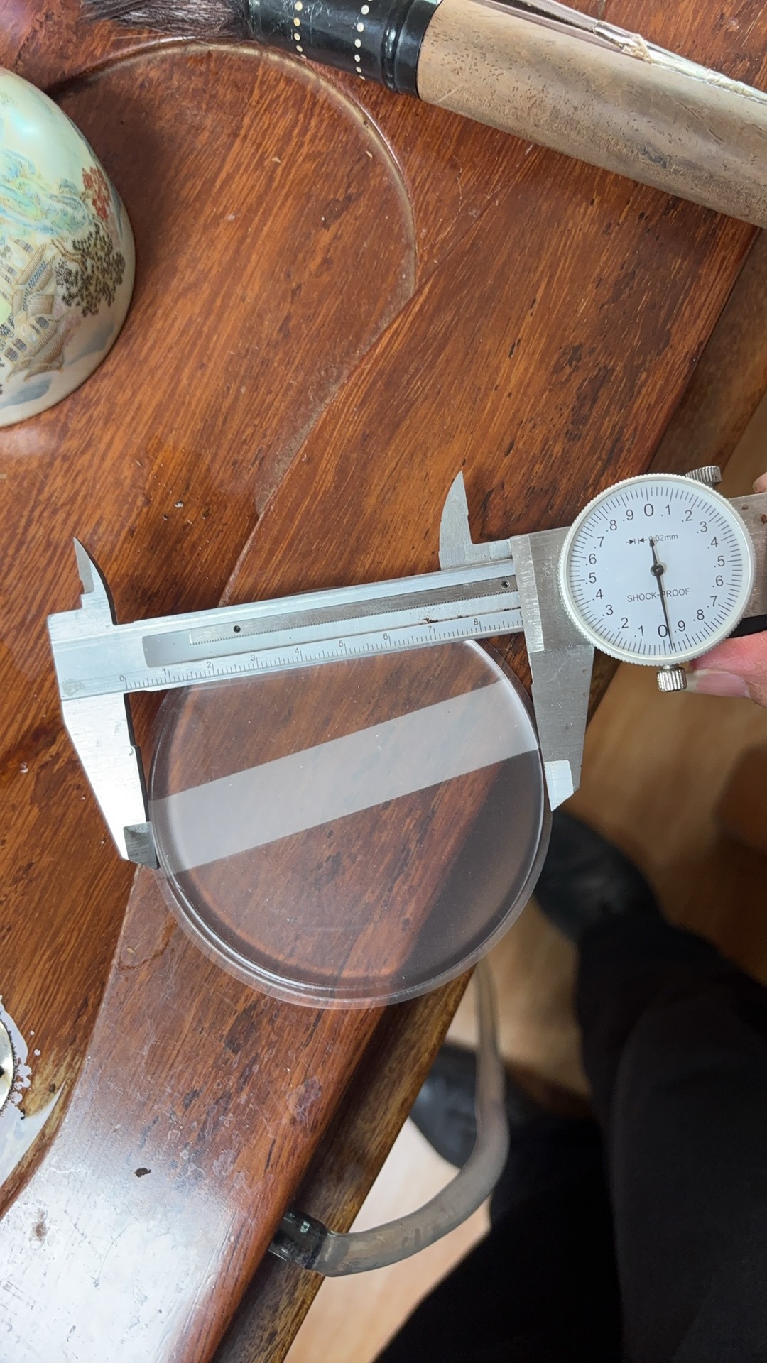 Transparent grand rond 9cm