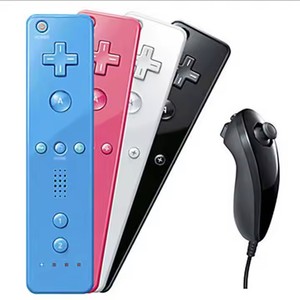ตัวควบคุมระยะไกลสำหรับ Wii สนับสนุนโลโก้ OEM โดยไม่มีการเคลื่อนไหว2 in 1บวกรีโมทคอนโทรล nunchuck ยอดนิยมสำหรับ Wii Wii U - Product Image 1