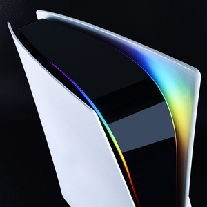 Led ışık barı çıkartmaları etiketler konsol çıkartmalar PS5 Playstation 5 için kendinden yapışkanlı gökkuşağı degrade çıkartmaları güç işık çıkartması - Product Image 4