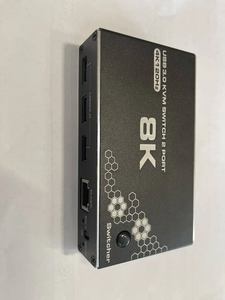 <strong>2</strong> Ports HDMI <strong>KVM</strong> <strong>Switch</strong> with Lan RJ45 HDMI Switcher 4K 120HZ Support 2PC Computers 3 USB3.0 &amp; <strong>1</strong> HDMI2.0b Port <strong>Output</strong>
