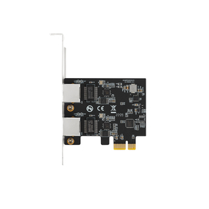Adattatore di rete RJ45 a doppia porta 2.5G 2500mbps RTL8125B Chipset PCIe PCI Express 25GbE scheda Lan di rete per Server Desktop da gioco - Product Image 3