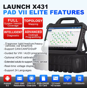 2025 für alle Autos Original Launch X431 PadVII Kostenloses Update ECU Programmer X431 Support Online-Programmierung