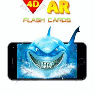 ARフラッシュカード多機能3DAR教育学習4Dマジックカード子供用教育動物おもちゃカード - Product Image 6