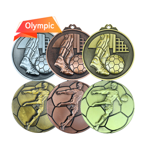 Bán buôn tùy chỉnh medaille medaglia medalha thiết kế thăng hoa 3D Honor giải thưởng kim loại vàng thể thao trống huy chương và băng - Product Image 4