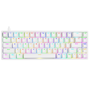 Di alta qualità 68-Key cablato USB retroilluminato tastiera Touch meccanico Gaming Desktop Laptop universale Computer tastiera Teclado - Product Image 1