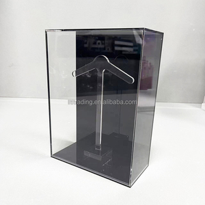 Retail Portable Mini t Shirt <strong>Display</strong> Stand Racks case with Hanger and Cover <strong>Custom</strong> Acrylic Plexiglass t Shirt <strong>Display</strong> <strong>Frames</strong> - Product Image 3