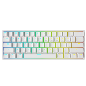 LEAVEN K620 61 tuşları ABS Keycaps gerçek mekanik klavye USB solunum işık oyun klavyesi LED USB 2.0 kablolu LED Backling - Product Image 5