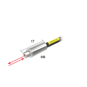 M4 Threaded Mount <strong>Diffuse</strong> Reflex <strong>Reflective</strong> Fiber Optic <strong>Sensor</strong> Units Fibre Fiber Cable Optical <strong>Sensor</strong> Probe For FU-25 - Product Image 3