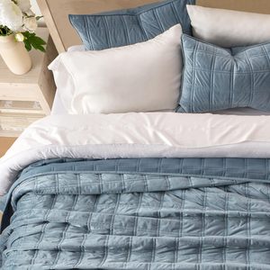 Siêu mềm đôi hộp khâu Trọng lượng nhẹ nhung Comforter <span class=keywords><strong>Quilt</strong></span> Set cho tất cả các mùa - Product Image 3