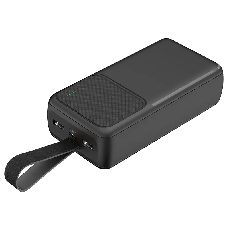 2024 Бестселлер портативное зарядное устройство 2 порта Тонкий Powerbank 20000 мАч со светодиодным двойным USB быстрой зарядкой телефона Power Bank
