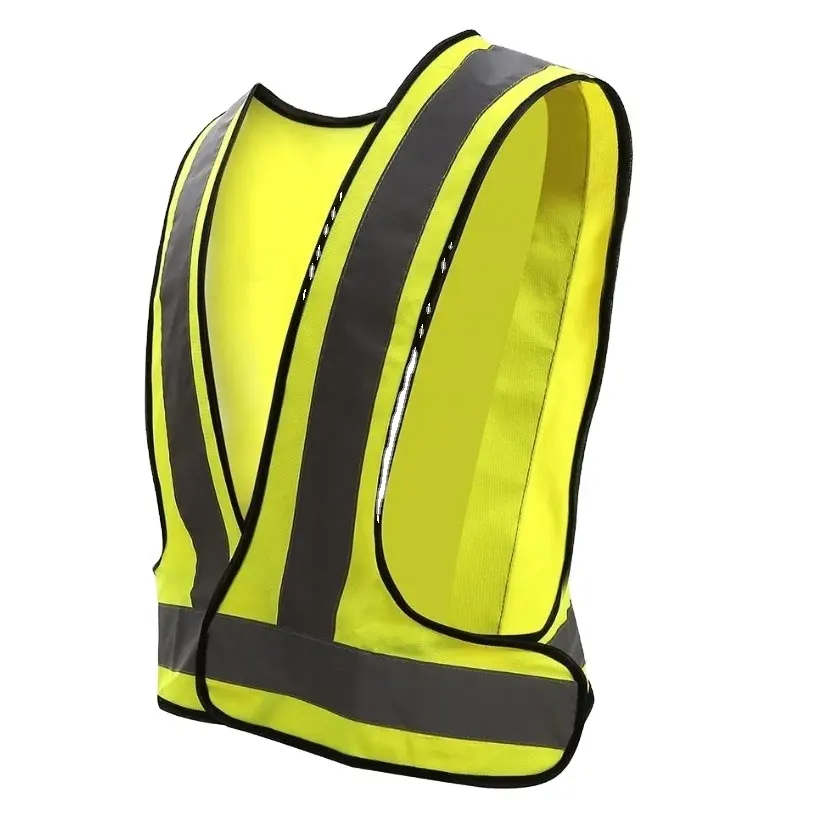 Gilet di sicurezza in rete alta visibilità 1 gilet di sicurezza giallo al Neon gilet di sicurezza riflettente gilet di sicurezza fluorescente