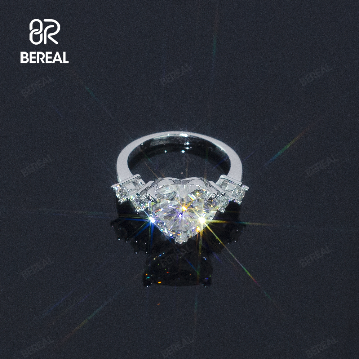 เงิน925 + VVS Moissanite