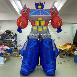 Bơm hơi khổng lồ Optimus Prime Đỏ Inflatable Transform xe robot để bán - Product Image 1