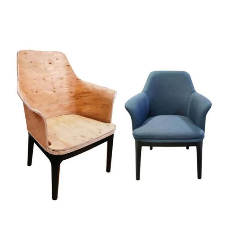Base de cadeira de madeira dobrável, sd móveis de eucalipto plywood peças de móveis/madeira dobrada para cadeira falsa