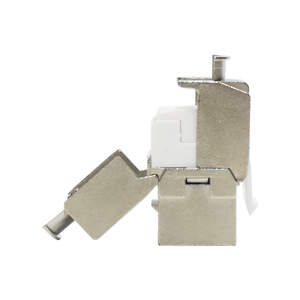 Zinc Alloy Cat6A CAT7 RJ45 Keystone <strong>Adapter</strong> LAN Cable <strong>Network</strong> Extension Inline Coupler Ethernet Communication Modules - Product Image 3