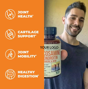 OEM/ODM Marque distributeur <span class=keywords><strong>Glucosamine</strong></span> Chondroïtine Capsules pour Adultes Mobilité Articulaire Améliorée Curcuma <span class=keywords><strong>Glucosamine</strong></span> - Product Image 5