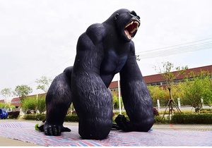 Tùy chỉnh khổng lồ Kingkong Khỉ đột Inflatable phim hoạt hình nhân vật linh vật Oxford quảng cáo - Product Image 3