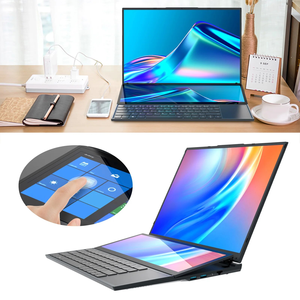 新しいi9ラップトップマルチポート16.114インチデュアルタッチスクリーンラップトップ8コア16スレッド64GB RAM 4テラバイトSSDバックライト付きキーボードノートブック - Product Image 2